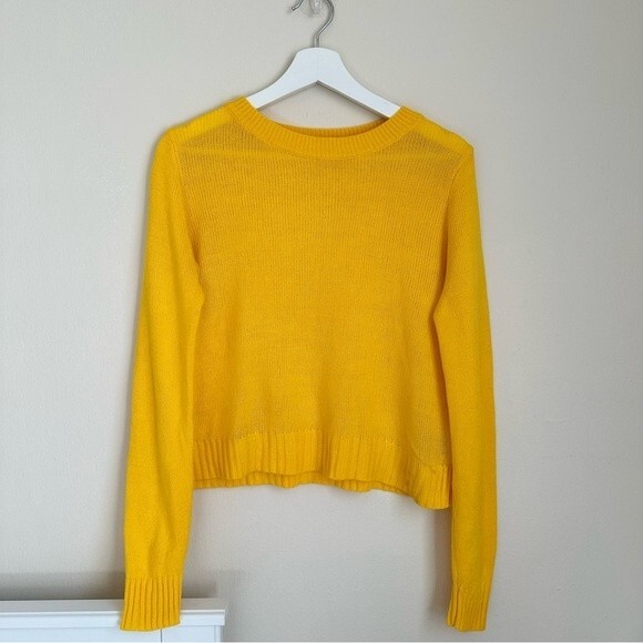 Divided h&m yellow sweater size S - Picture 2 of 10